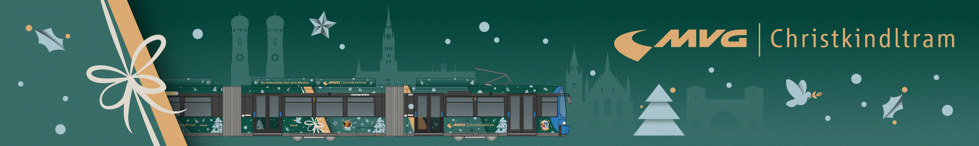 MVG Christkindltram München 2025 Header